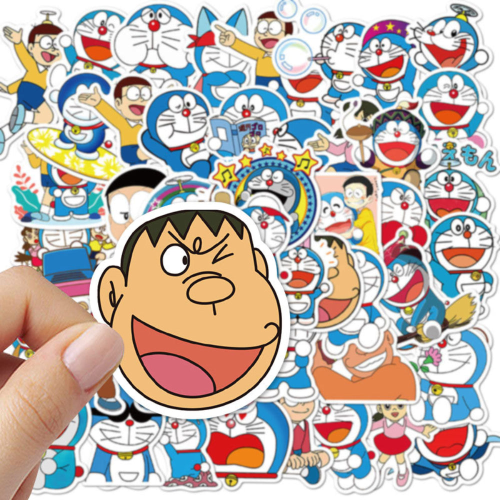 Doraemon Cartoon Anime Stickers Pack: Creative Expression – GraffitiWallArt