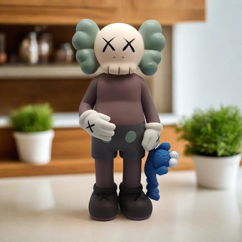 Mini KAWS Gone Maroon Statue Sculpture 36cm | Mini Statues – GraffitiWallArt