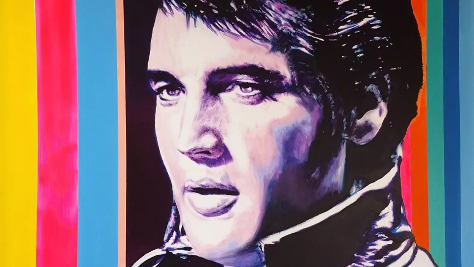 Elvis Presley Wall Art - A Timeless Tribute – GraffitiWallArt