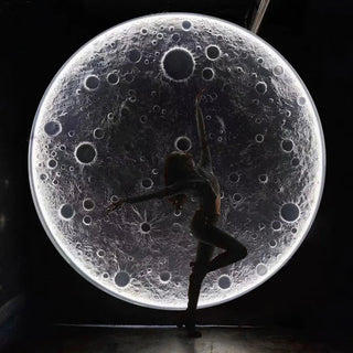 3D Moon LED Wall Lamp - Wall Decor-GraffitiWallArt