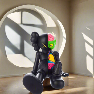 KAWS Begleiter-Ruheplatz-Statue