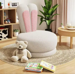 Fauteuil pivotant en forme de lapin pour chambre d'enfant