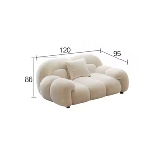 Minimalistisches, luxuriöses Wohnzimmersofa-Set