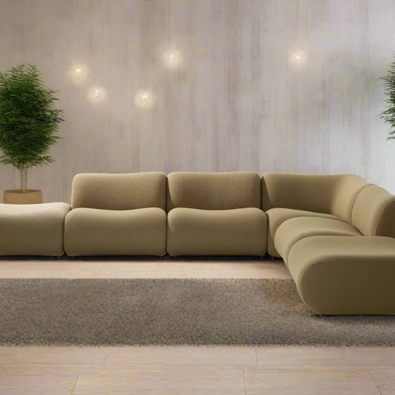 Minimalistic Modular Wave Sofa Set - Make your own - GraffitiWallArt