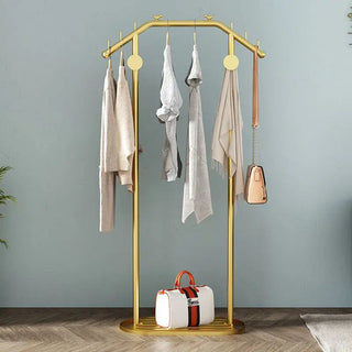 Nordic Floor Standing Coat Rack Organiser-GraffitiWallArt