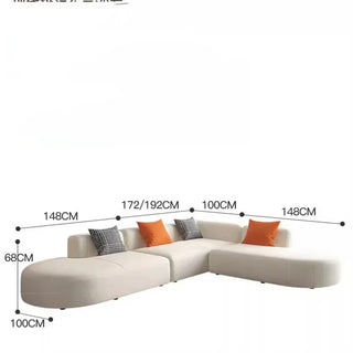 Corner Sectional Lazy Floor Sofa