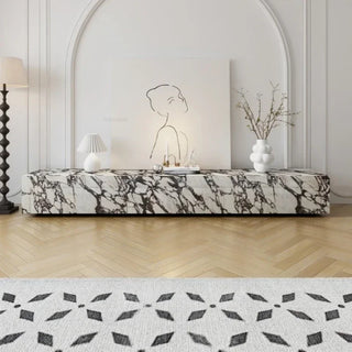 Designer Marble Pattern TV Stands for Living Room