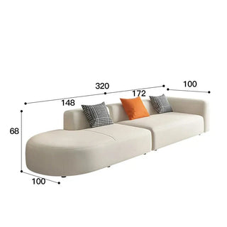 Corner Sectional Lazy Floor Sofa