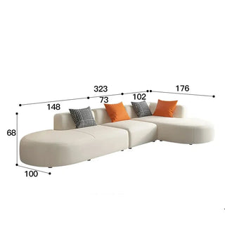 Corner Sectional Lazy Floor Sofa