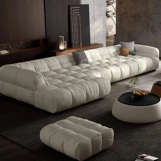 Sectional Puff Sofa for Living Room – Blend of Luxury & Durability