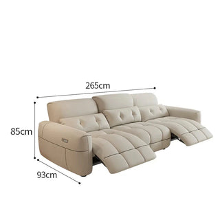 Letto Soft Lazy Reclining Loveseat Sectional Sofa