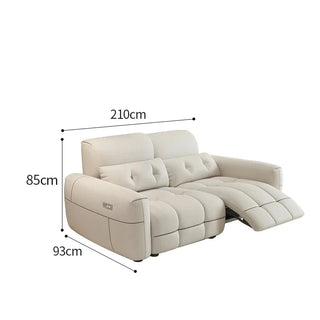 Letto Soft Lazy Reclining Loveseat Sectional Sofa