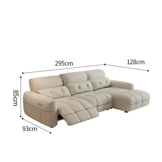 Letto Soft Lazy Reclining Loveseat Sectional Sofa