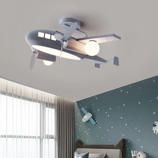 Aeroplane Lustre Ceiling Light for Kids Room - GraffitiWallArt