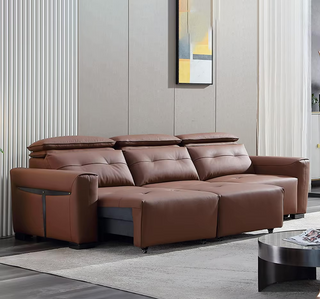 Convertible Sofa Bed - Multifunctional Leather Sofa Set