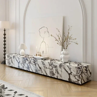 Designer Marble Pattern TV Stands for Living Room