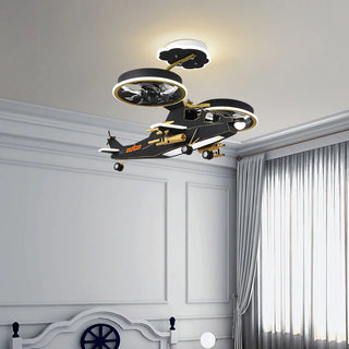 Fighter Combat Helicopter Ceiling Light for Kids Room - GraffitiWallArt