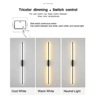 Long Strip LED Aisle Wall Lamps