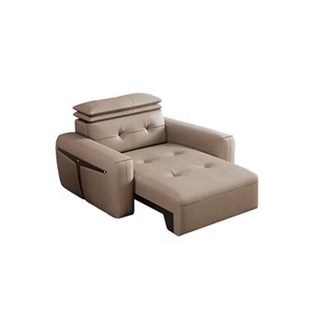 Umwandelbares Schlafsofa - Multifunktionales Ledersofa-Set