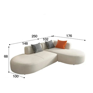 Corner Sectional Lazy Floor Sofa