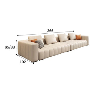 Modular Sectional Leather Sleeper Sofa