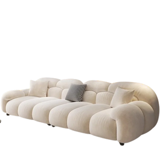 Minimalist Lazy Luxury Living Room Sofa Set - GraffitiWallArt