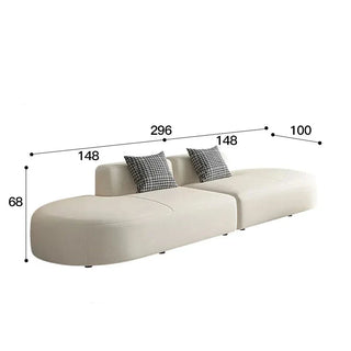 Corner Sectional Lazy Floor Sofa