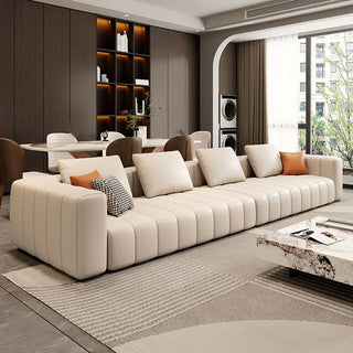 Modular Sectional Leather Sleeper Sofa