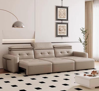 Convertible Sofa Bed - Multifunctional Leather Sofa Set