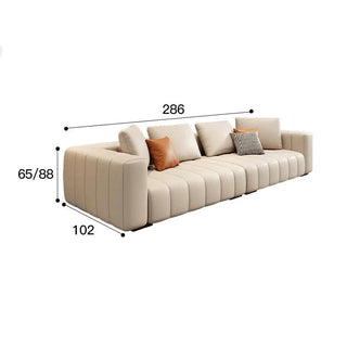 Modular Sectional Leather Sleeper Sofa