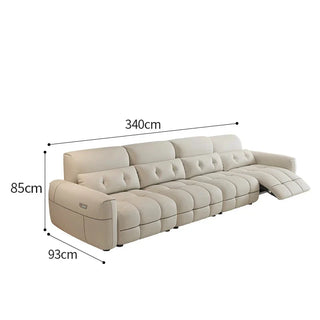 Letto Soft Lazy Reclining Loveseat Sectional Sofa