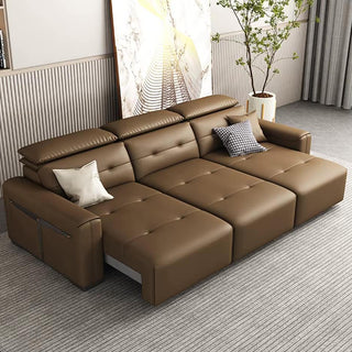 Convertible Sofa Bed - Multifunctional Leather Sofa Set