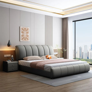 Nordic Royal High End Twin Leather Bed Frame