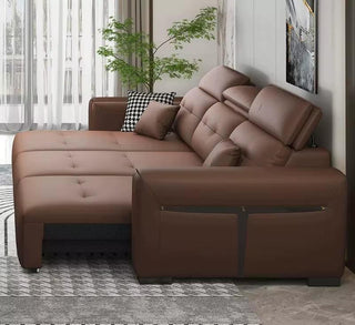 Convertible Sofa Bed - Multifunctional Leather Sofa Set