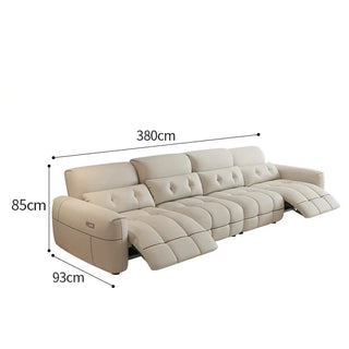 Letto Soft Lazy Reclining Loveseat Sectional Sofa