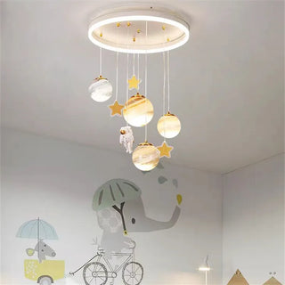 Feel like an Astronaut in Space Kids Ceiling Light - GraffitiWallArt