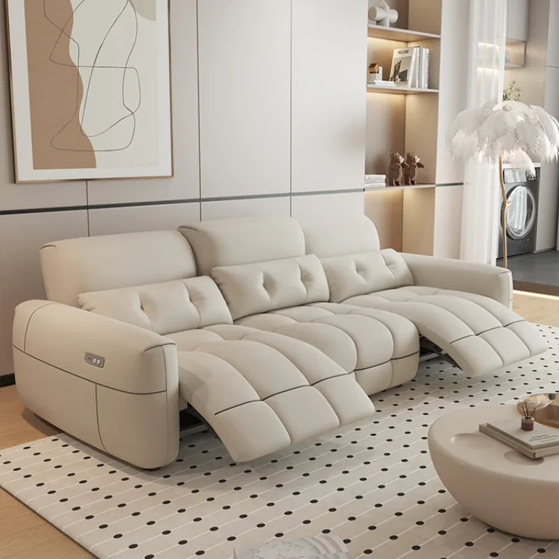 Letto Soft Lazy Reclining Loveseat Sectional Sofa