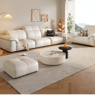 Letto Reclining Sectional Leather Sofa - Remote Controlled