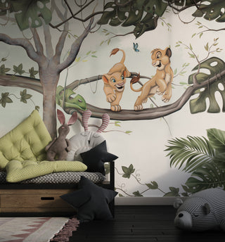 Simba & Nala Kids room Wallpaper