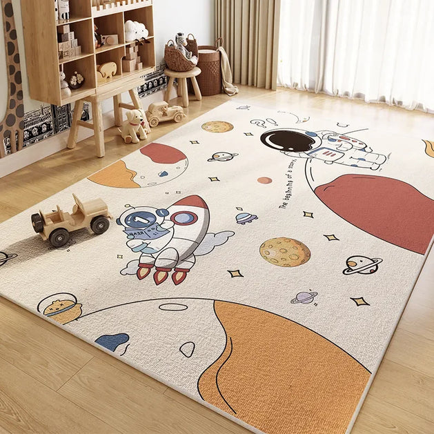 Toddler Astronauts Space Play Mat - Waterproof - GraffitiWallArt