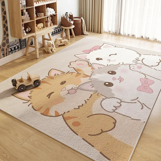 Toddler Kittens Kitty Play Mat - Waterproof - GraffitiWallArt