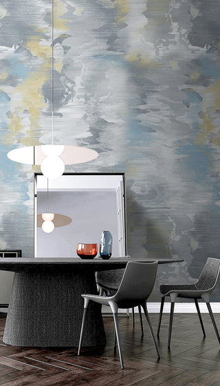 Abstract Lets Brush Wallpaper Mural-GraffitiWallArt