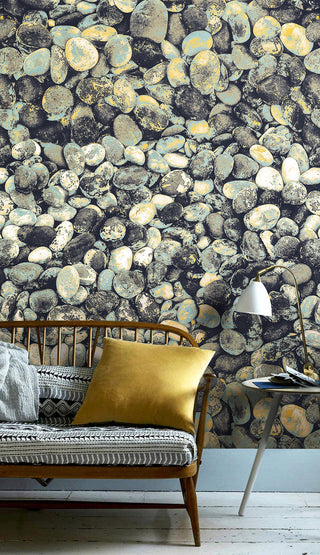 Abstract Pebbles Valley Wallpaper Mural-GraffitiWallArt