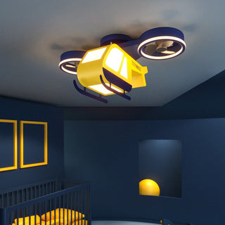 Aeroplane Light and Fan - Cool Your Room with Style-GraffitiWallArt