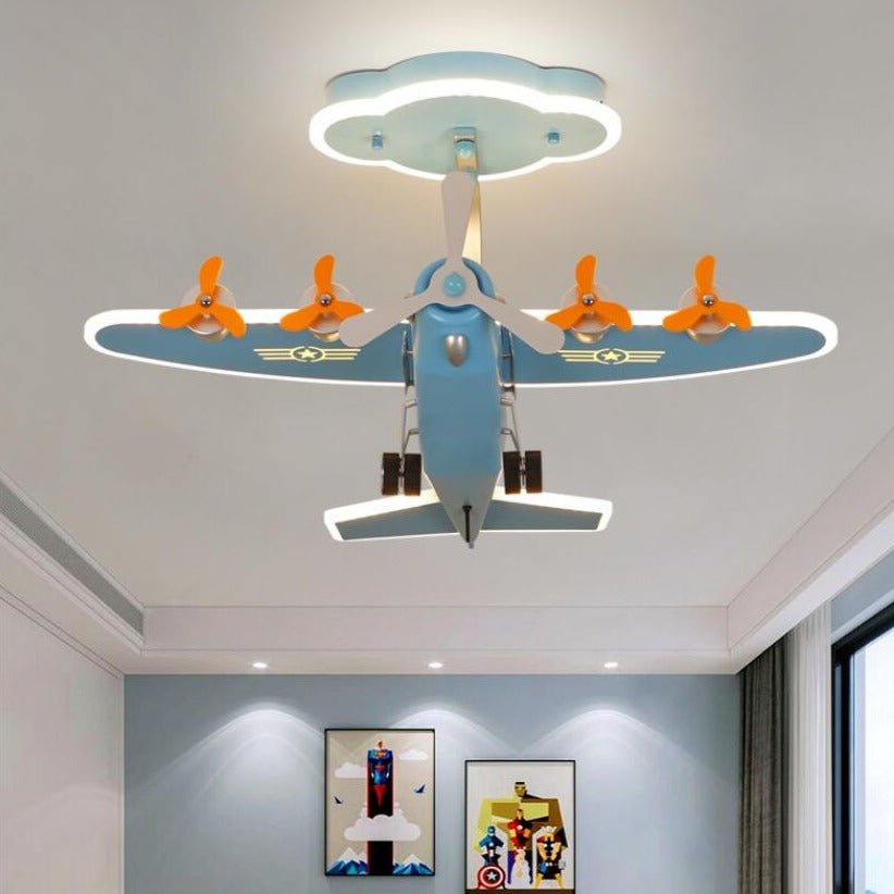 Airplane Air Force One Ceiling Light for Kids Room-GraffitiWallArt