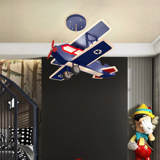 Airplane LED Hanging Light for Kids Room-GraffitiWallArt