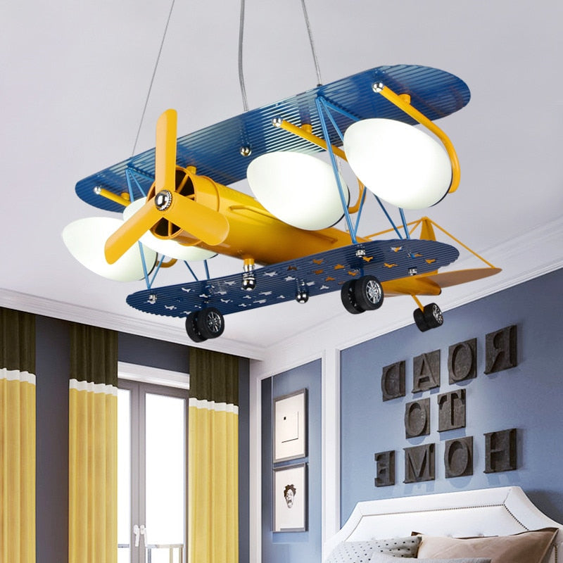 Airplane LED Light with Fan - Enjoy Comfortable Lighting-GraffitiWallArt