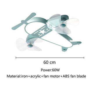 Airplane LED Light with Fan - Enjoy Comfortable Lighting-GraffitiWallArt