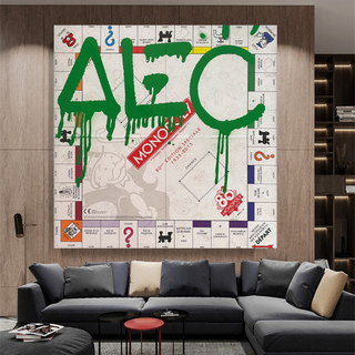 Alec Canvas Art - Monopoly Board at Its Finest-GraffitiWallArt