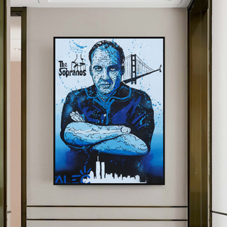 Alec Canvas Wall Art: The Legendary Tony Soprano-GraffitiWallArt